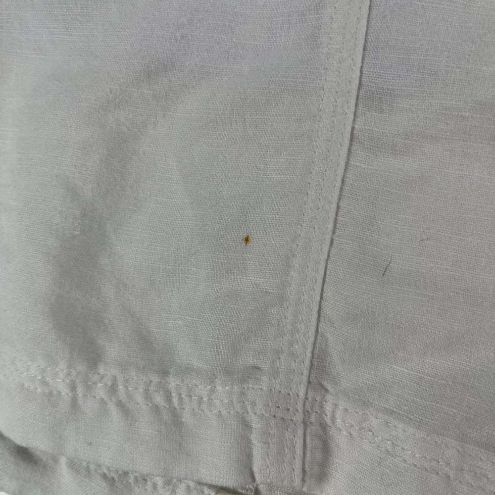 Columbia women short Linen blend white size 10 - Picture 10 of 10